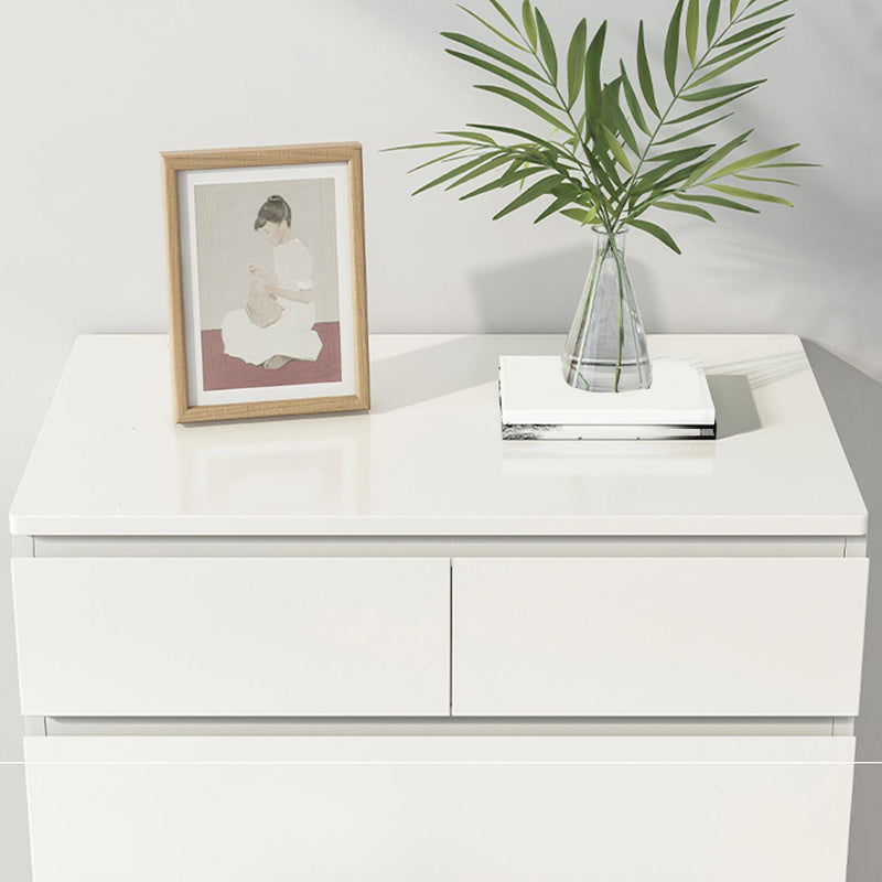 Contemporary Storage Chest Manufactured Wood Dresser with 3/4/5/6 Drawers