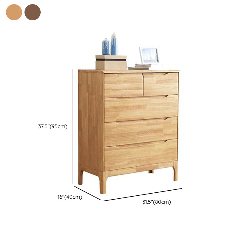 15.6" Width Solid Wood Storage Chest Dresser Modern Storage Chest