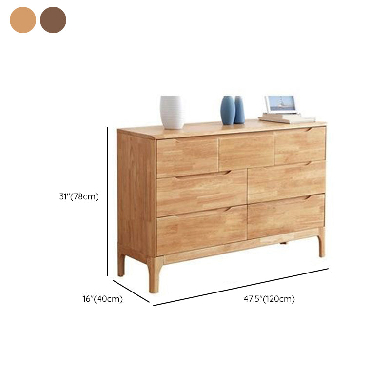 15.6" Width Solid Wood Storage Chest Dresser Modern Storage Chest