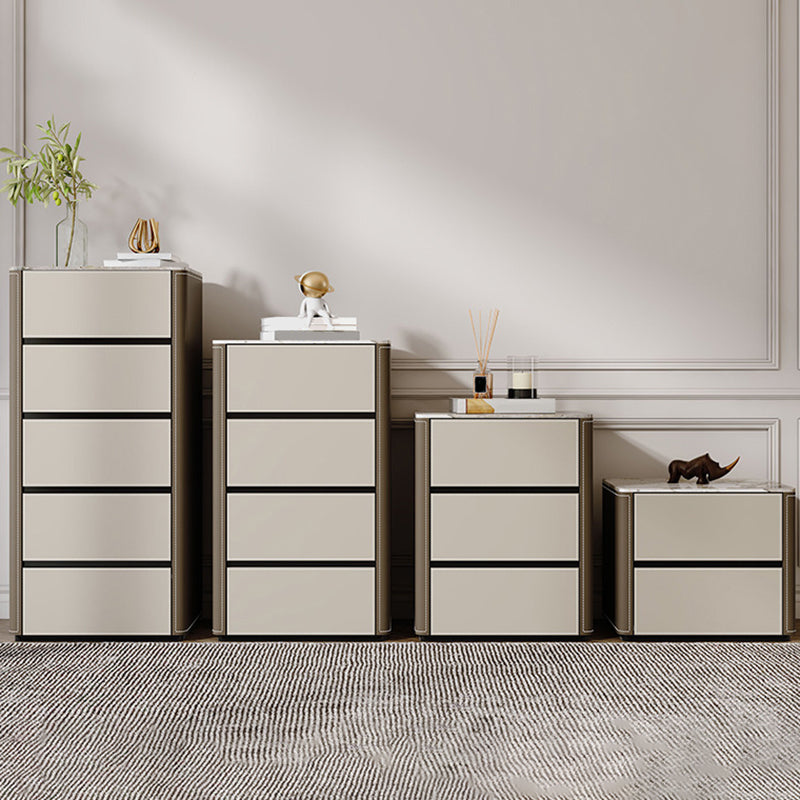 Modern Storage Chest Dresser Stone Storage Chest with 2/3/4/5 Drawers