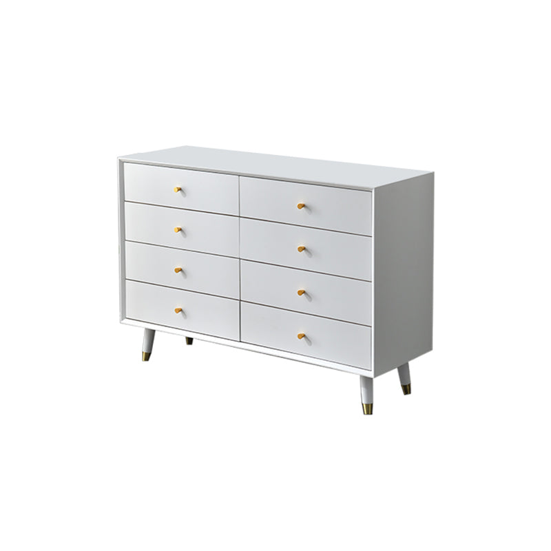 Wooden Storage Chest Dresser Contemporary Glam Chest with Drawers