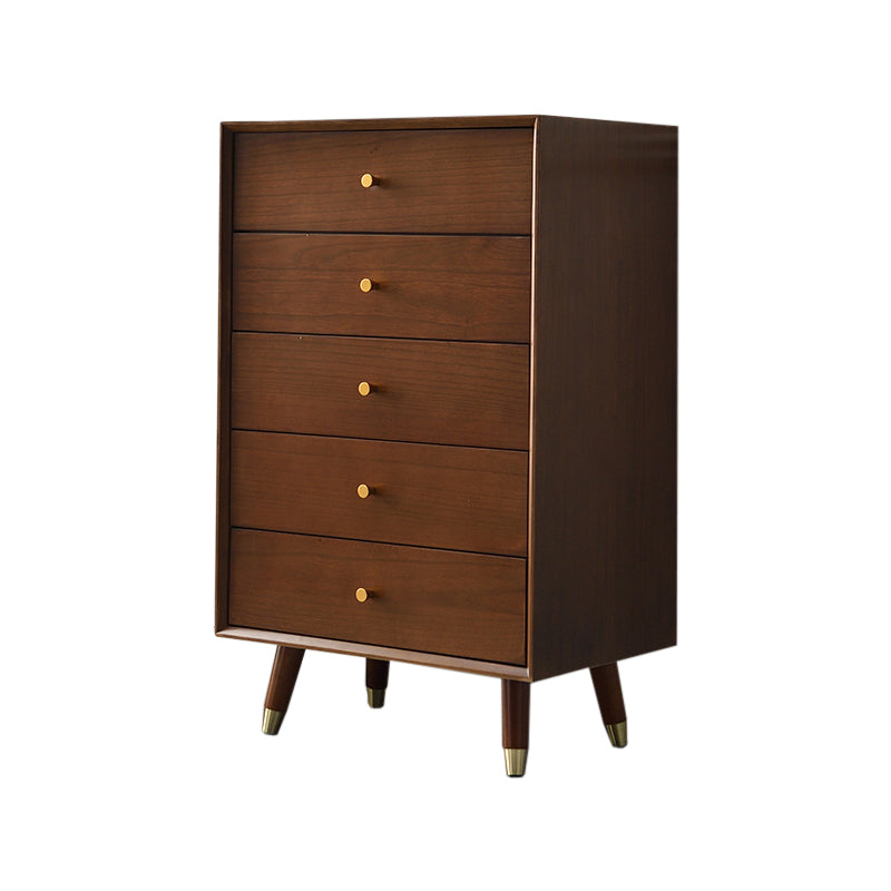 Wooden Storage Chest Dresser Contemporary Glam Chest with Drawers
