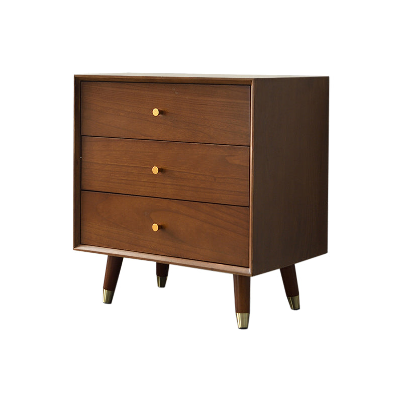 Wooden Storage Chest Dresser Contemporary Glam Chest with Drawers