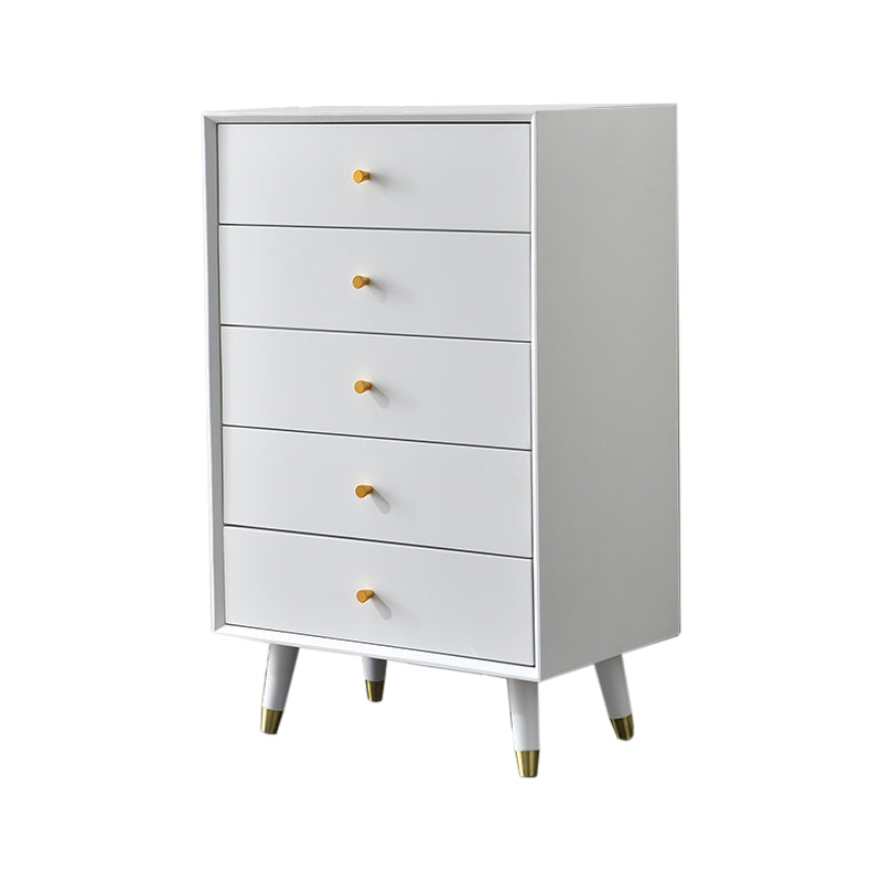 Wooden Storage Chest Dresser Contemporary Glam Chest with Drawers