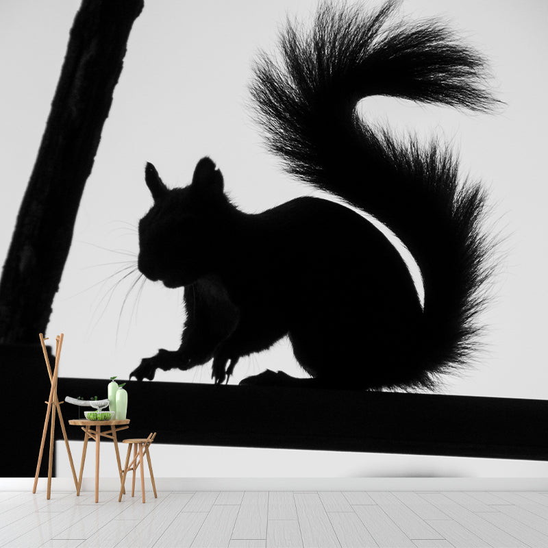 Modern Style Illustration Mural Wallpaper Animal Indoor Wall Mural