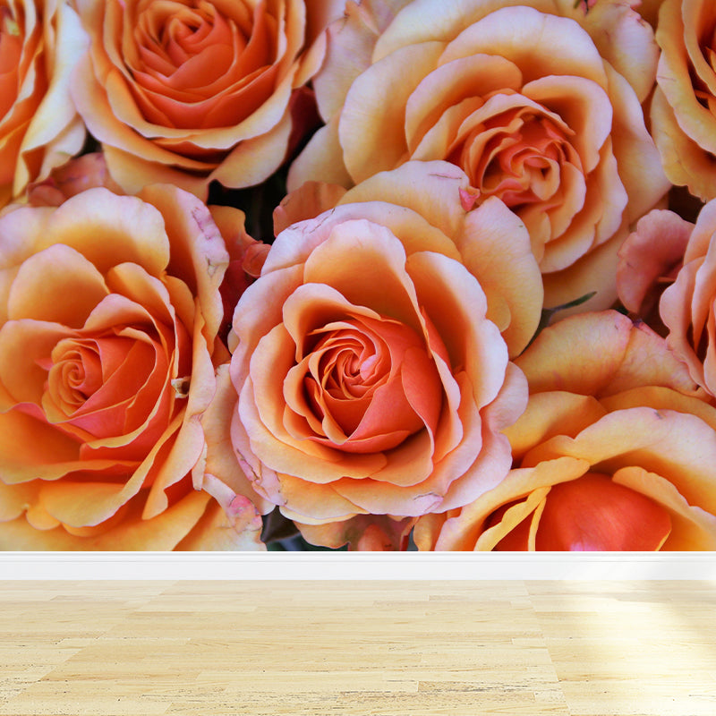 Flower Mildew Resistant Wallpaper Illustration Sleeping Room Wall Mural