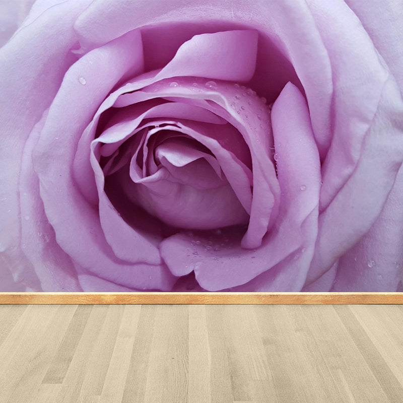 Flower Mildew Resistant Wallpaper Illustration Sleeping Room Wall Mural