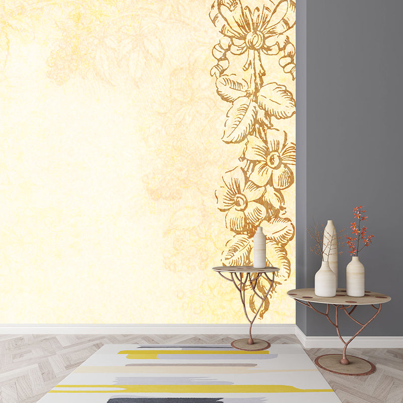 Plants Painting Mural Wallpaper Illustration Indoor Wall Mural