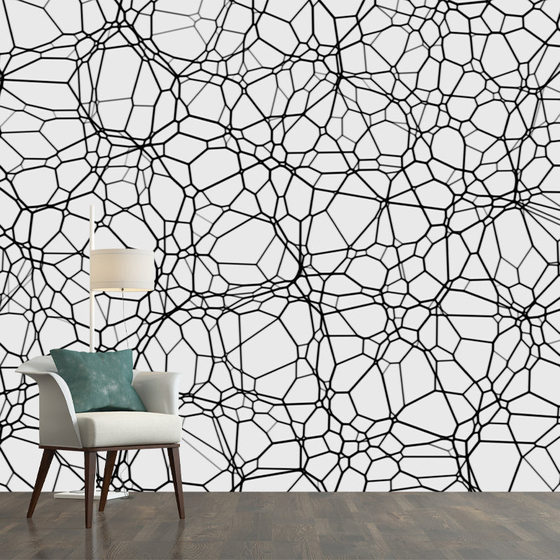 Illustration Stain Resistant Mural Wallpaper Abstract Living Room Wall Mural