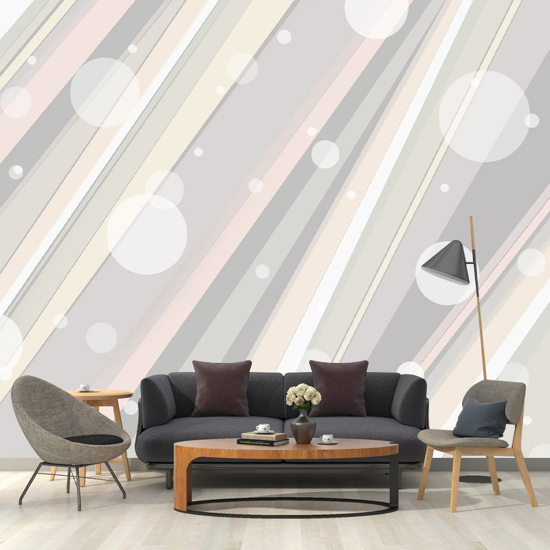 Illustration Mildew Resistant Mural Wallpaper Geometry Indoor Wall Mural
