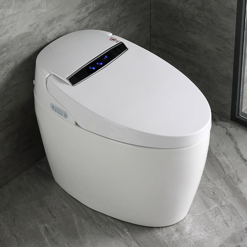 Modern Concealed Tank Toilet Bowl Skirted ABS Floor Mount Flush Toilet with Seat