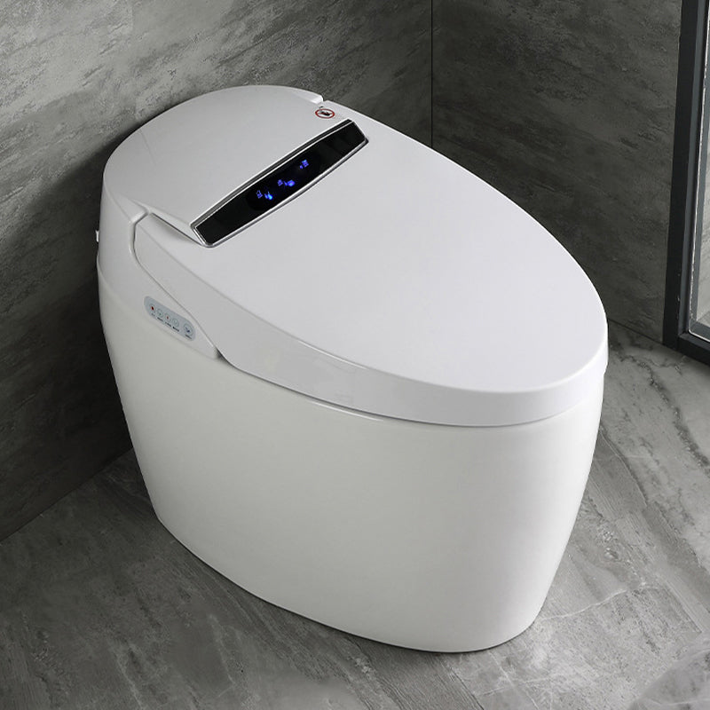 Modern Concealed Tank Toilet Bowl Skirted ABS Floor Mount Flush Toilet with Seat