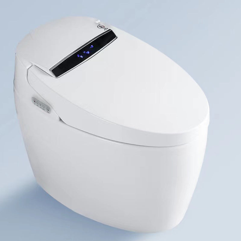 Modern Concealed Tank Toilet Bowl Skirted ABS Floor Mount Flush Toilet with Seat