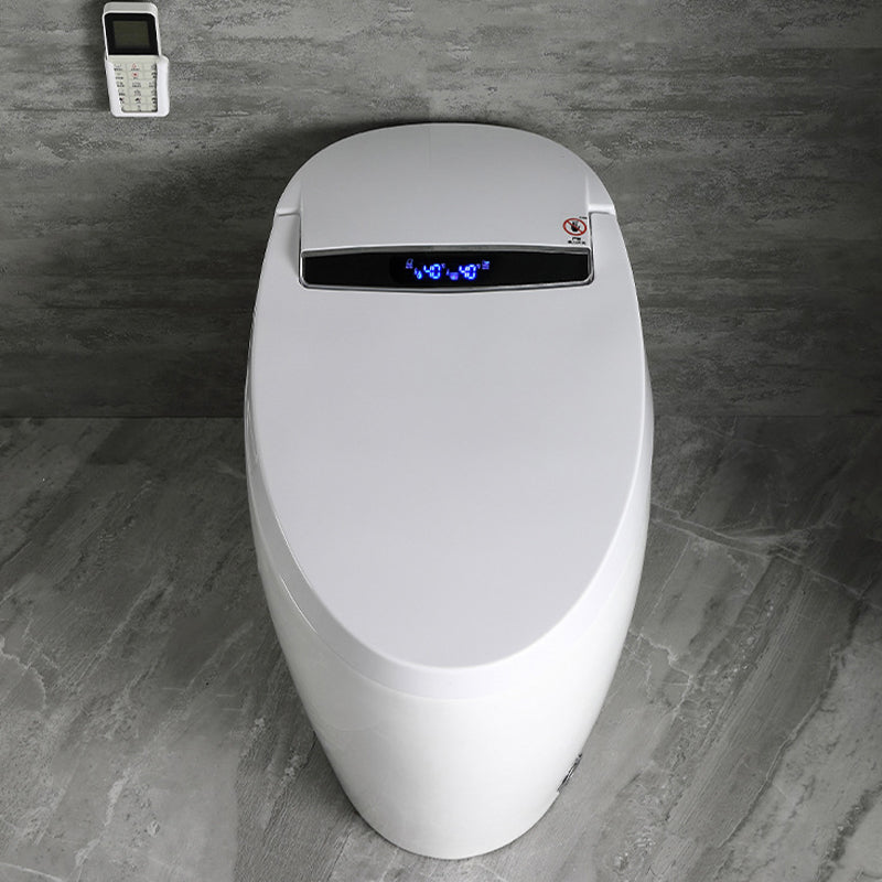 Modern Concealed Tank Toilet Bowl Skirted ABS Floor Mount Flush Toilet with Seat