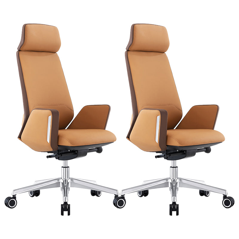 Modern Leather Executive Chair No Arm Managers Chair for Office