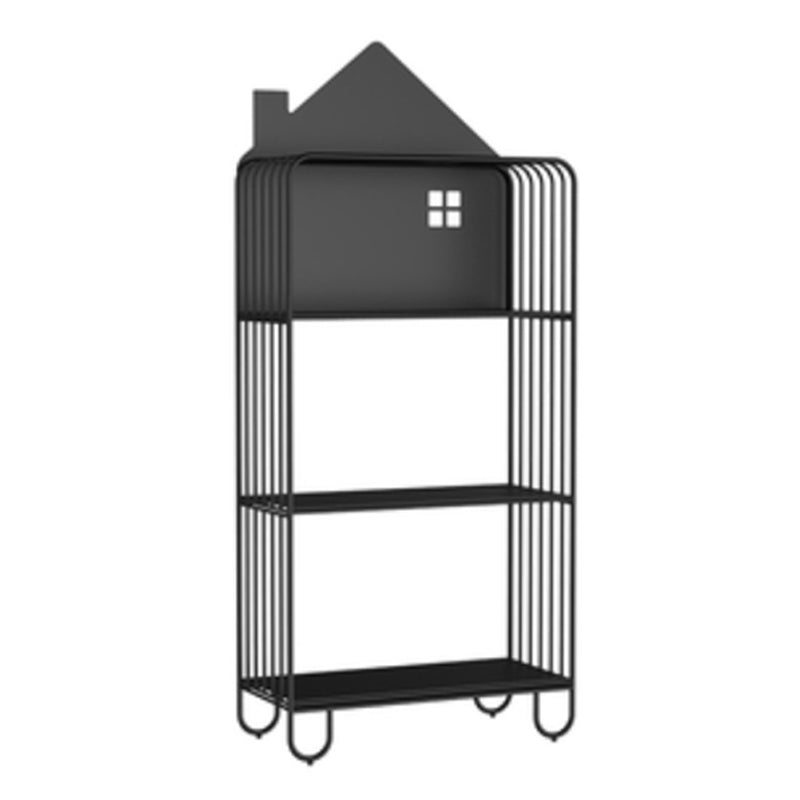 Scandinavian Metal Bookshelf Metal Standard Open Back Bookcase