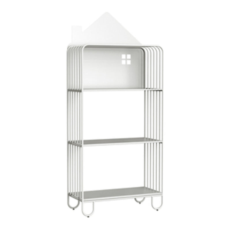 Scandinavian Metal Bookshelf Metal Standard Open Back Bookcase