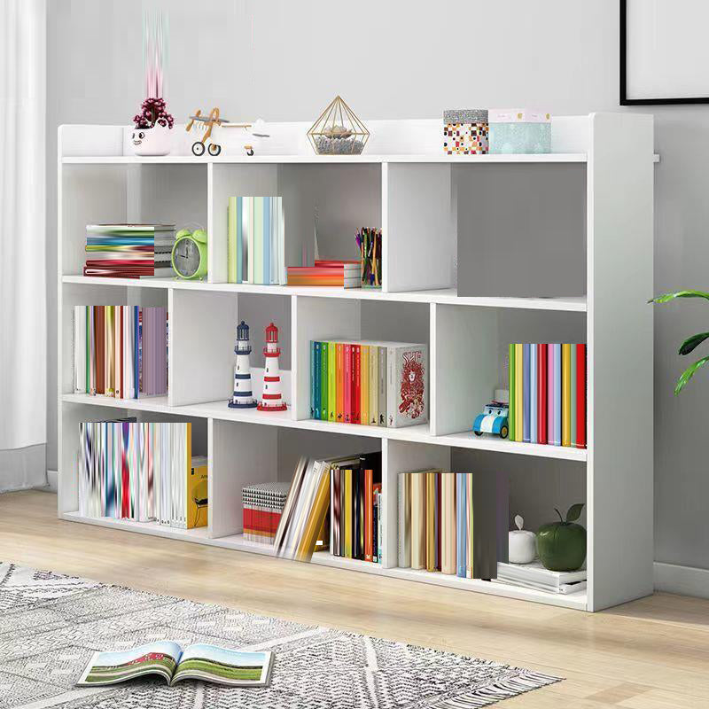 Scandinavian Engineered Wood Bookshelf Standard Open Back Bookcase