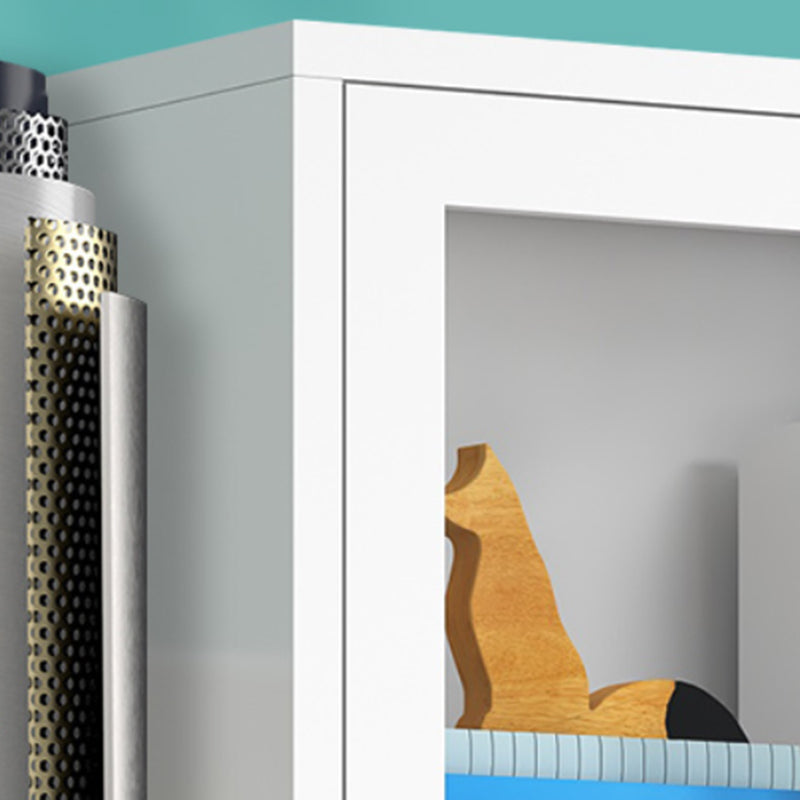 Metal Cabinets Included Bookshelf Standard Scandinavian Bookcase