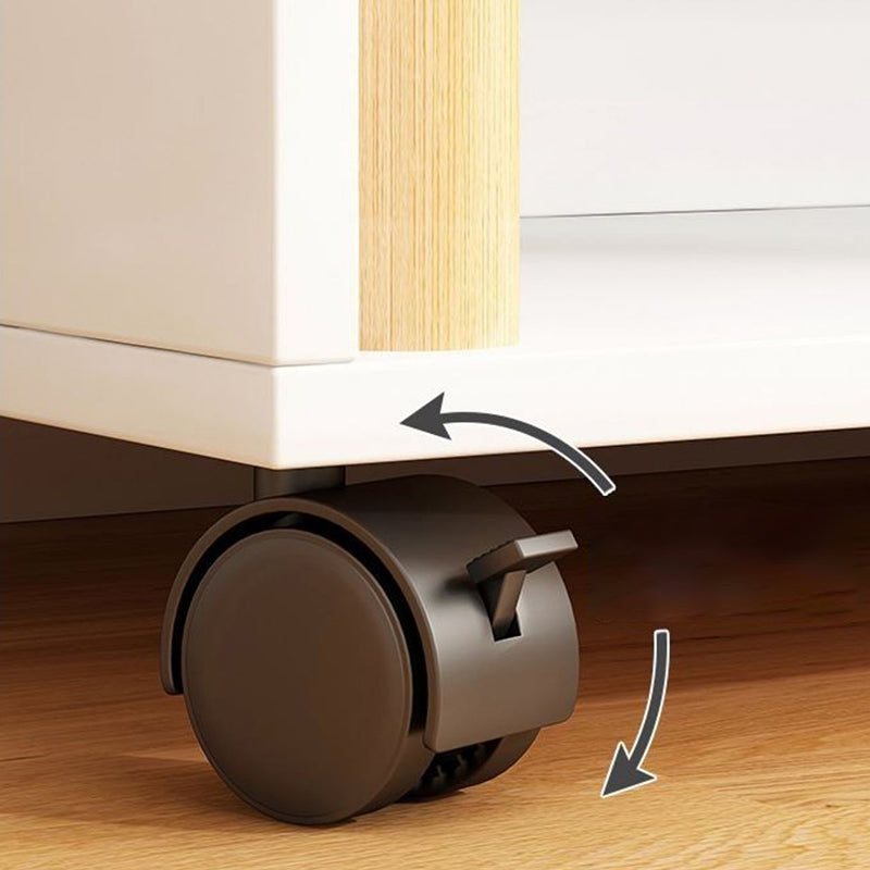 Open Back Standard Bookshelf Scandinavian Bookcase with Shelves