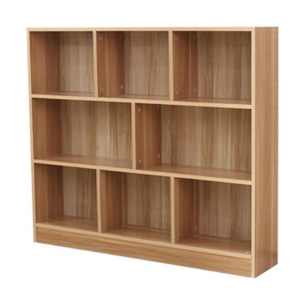 Scandinavian Standard Bookcase Closed Back Engineered Wood Bookshelf