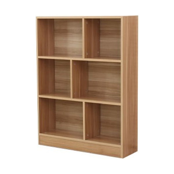 Scandinavian Standard Bookcase Closed Back Engineered Wood Bookshelf