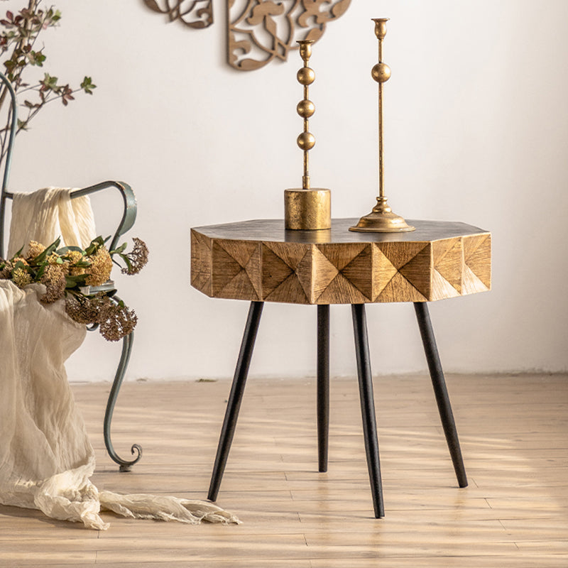 French Country Side Table Fully Assembled Accent Side Table for Bedroom