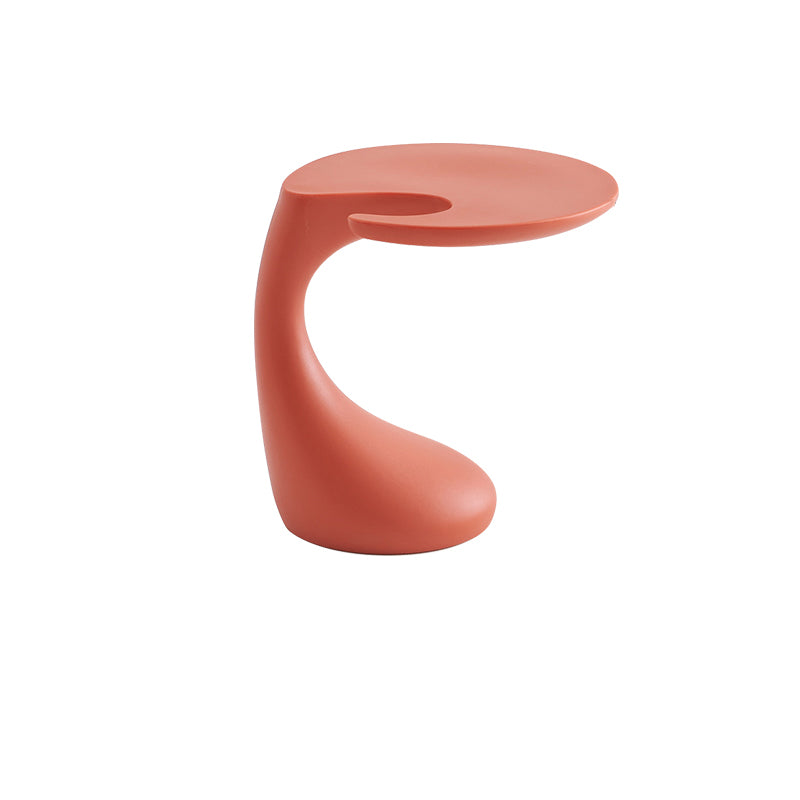 Modern Naturally Shaped End Table Plastic Table for Living Room