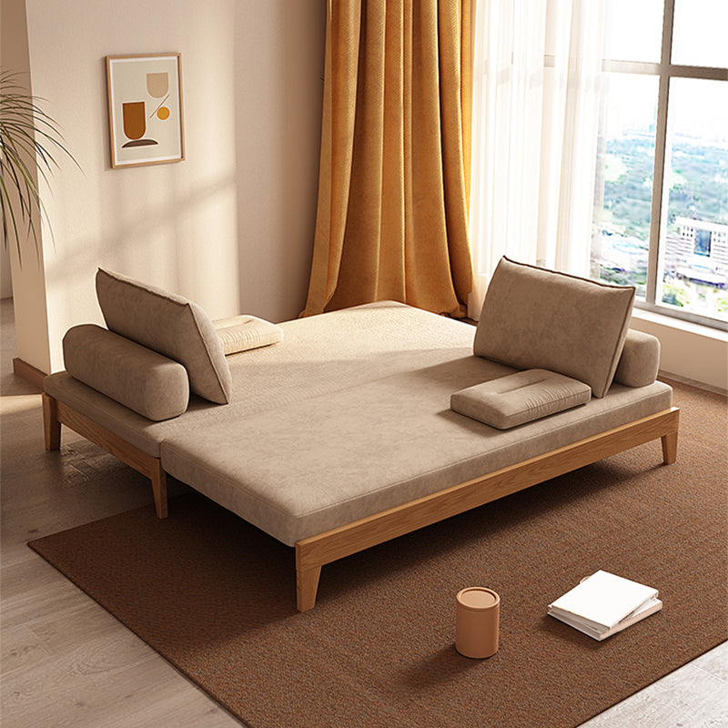 37" Wide Contemporary Futon Sofa Bed Pillow Back Sleeper Sofa