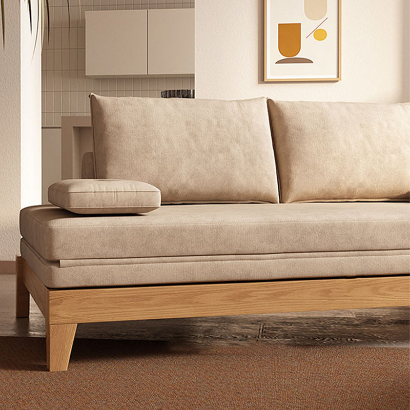 37" Wide Contemporary Futon Sofa Bed Pillow Back Sleeper Sofa