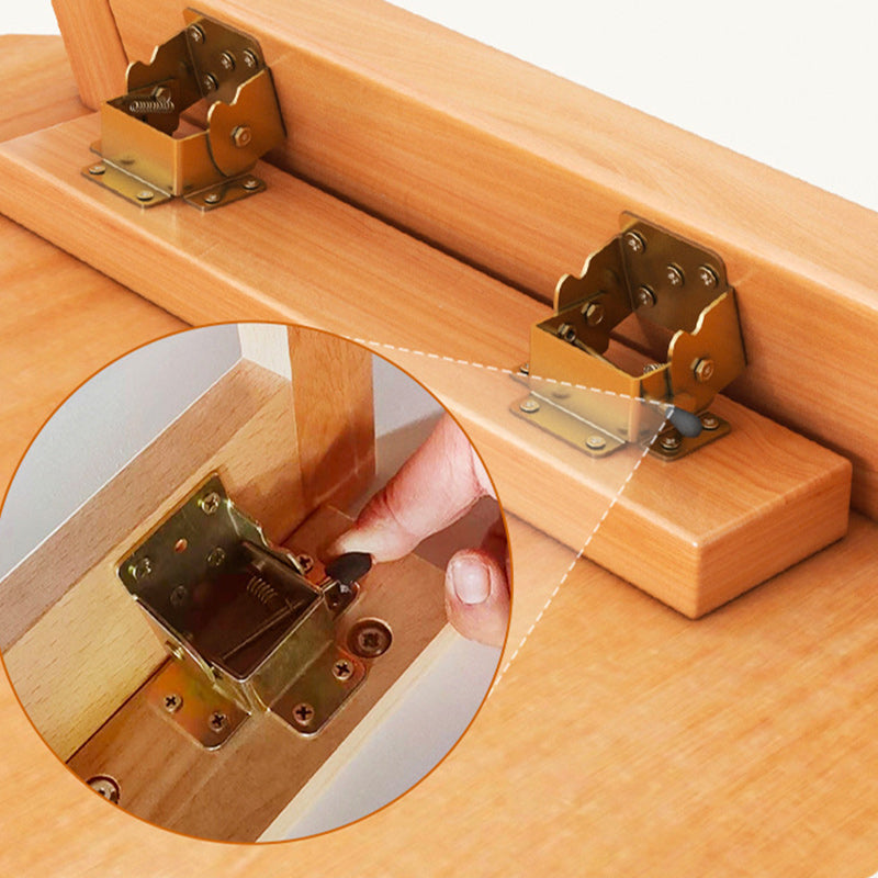 4 Legs Contemporary Coffee Table Standard Wood Single Cocktail Table