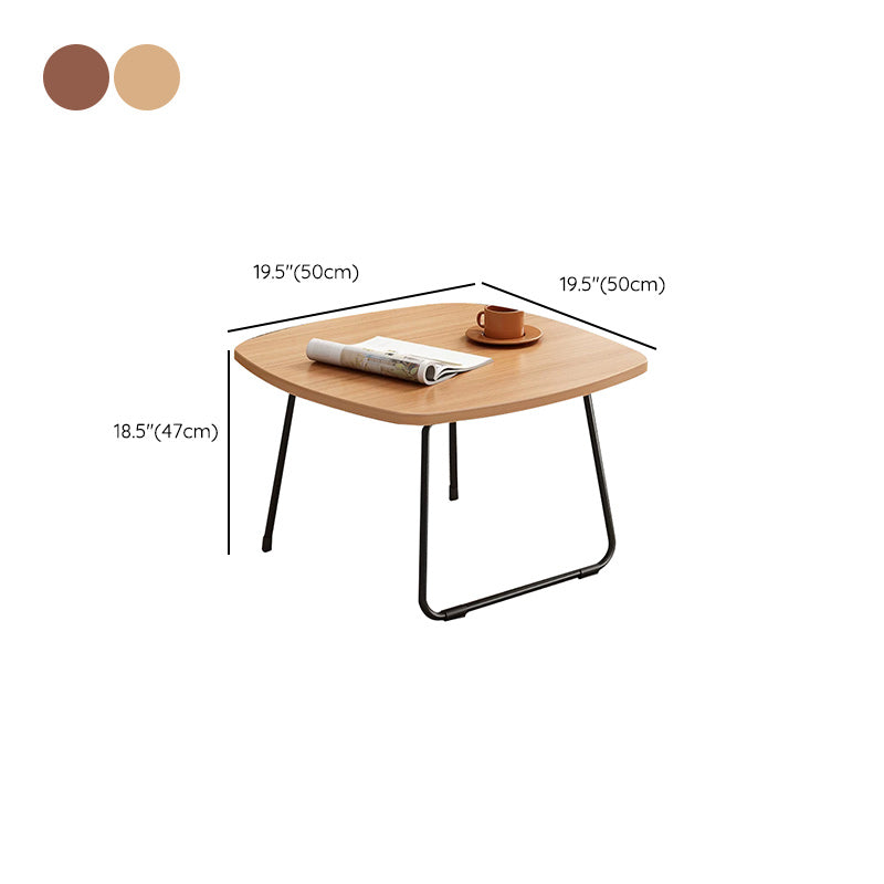 Contemporary Frame 1 Coffee Table Frame Wood Single Cocktail Table