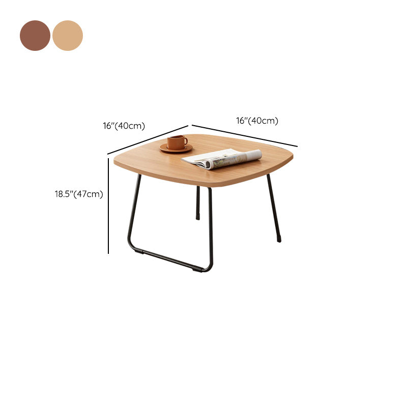 Contemporary Frame 1 Coffee Table Frame Wood Single Cocktail Table