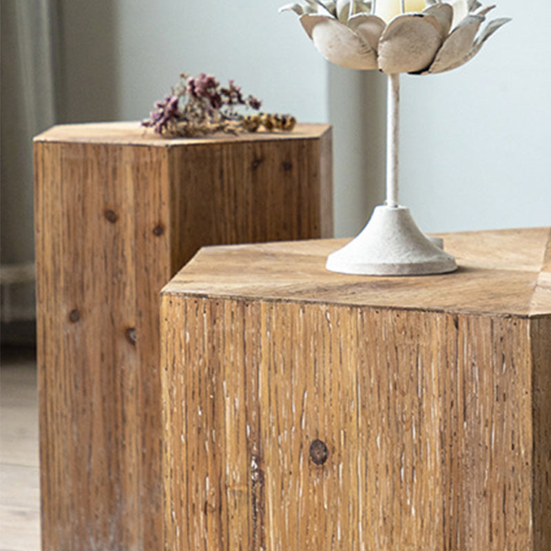 Contemporary Solid Wood Coffee Table Medium Wood Solid Coffee Table