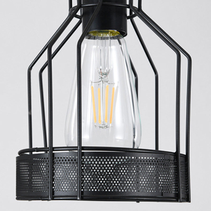 Industrial Island Light Metallic Pendant Lighting Fixture for Dining Room