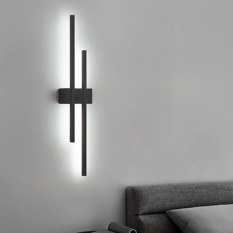 Minimalism Brass Wall Sconce Linear LED Sconce Lighting for Hallway
