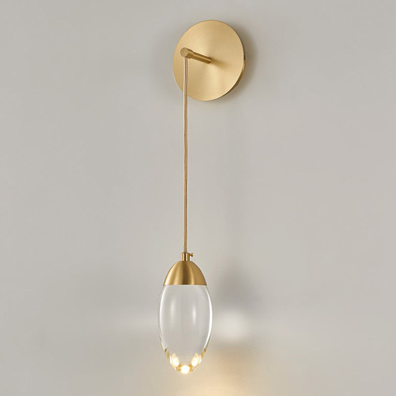 Post-Modern Wall Sconce Crystal LED Sconce Lighting for Bedroom