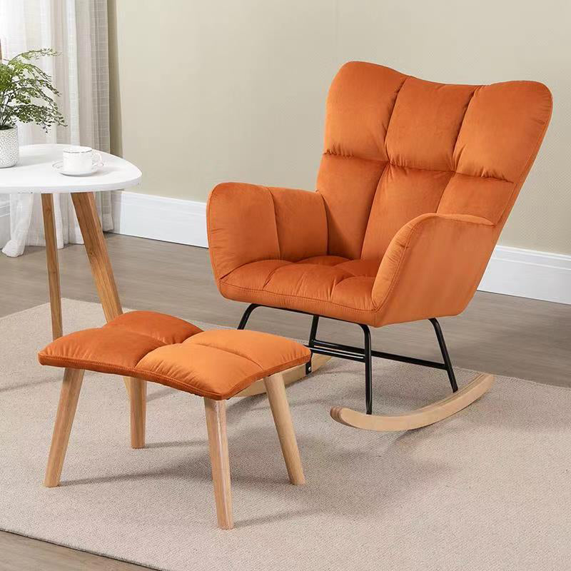 Simple Nordic Style Rocking Chair Balcony Lounge Recliner Sofa Rocking Chair