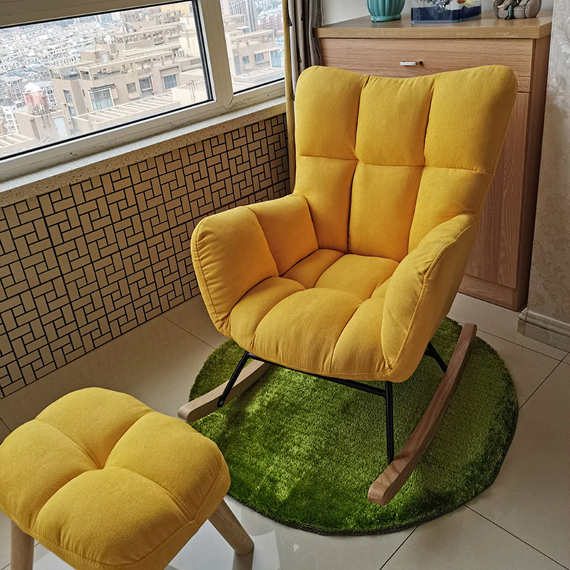 Simple Nordic Style Rocking Chair Balcony Lounge Recliner Sofa Rocking Chair
