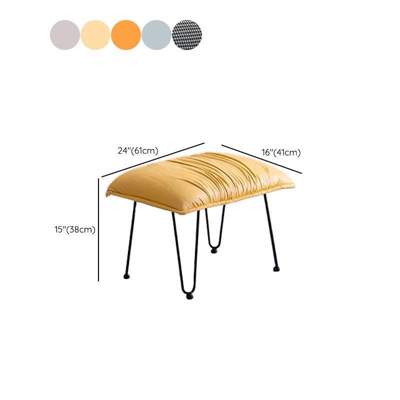 Balcony Recliner Lazy Rocking Chairs Fabric Soft Upholstered Sofa Chair