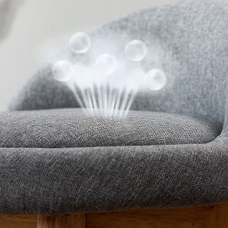 Rubberwood Solid Wood Bar Stool Indoor Upholstered Swivel Bar Stool