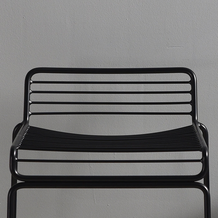 Industrial Armless Low Back Stool Steel Bar Height Stool for Bristol