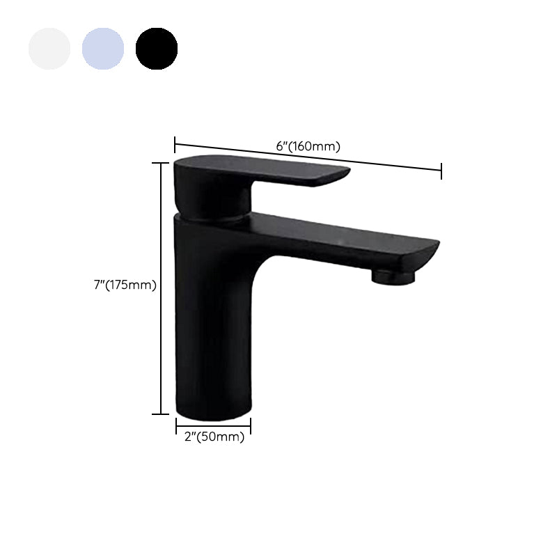 Lever Handle Vessel Sink Faucet Circular Modern Bathroom Faucet
