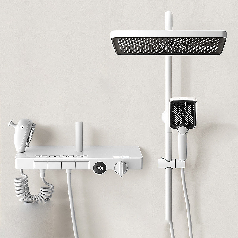 Modern Shower Set Slide Bar Handheld Shower Head Wall Mounted Shower System