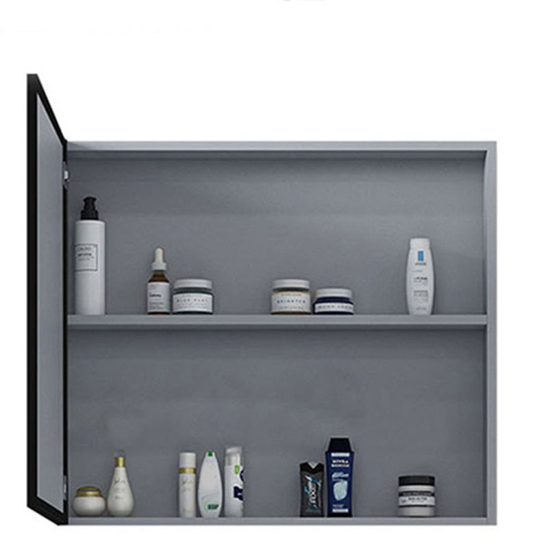 Freestanding Aluminium Bathroom Sink Vanity Gray with Faucet Bathroom Vanity Cabinet