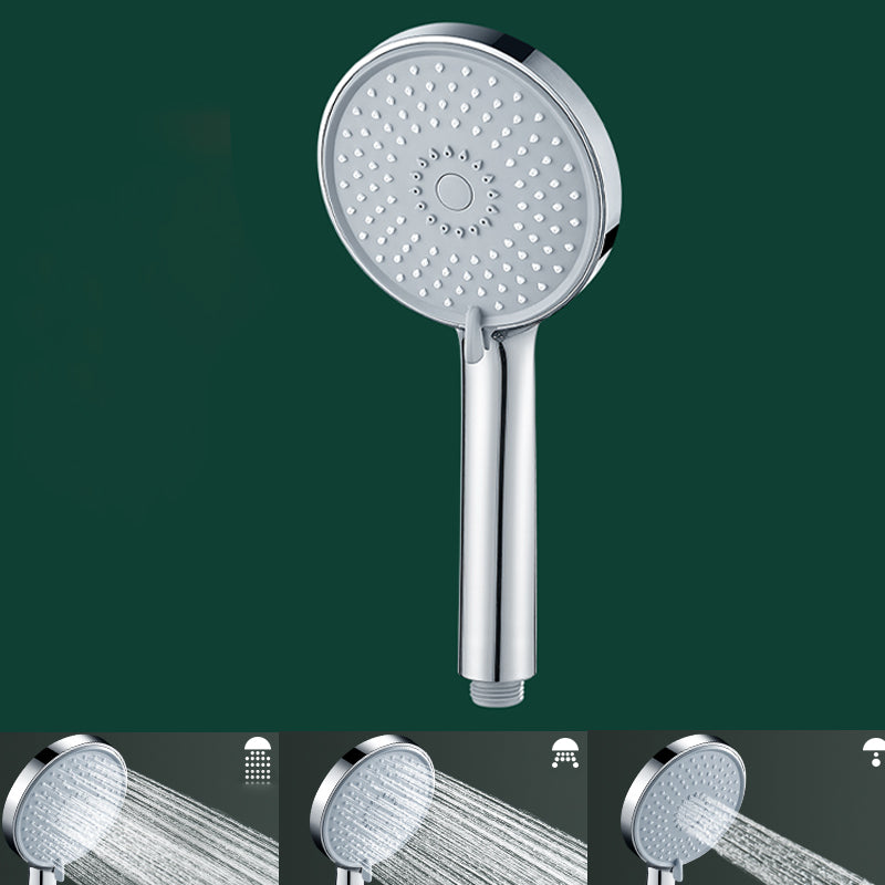 Bathroom Shower Head 3-Jet Massage Wall Mounted Round Shower Head