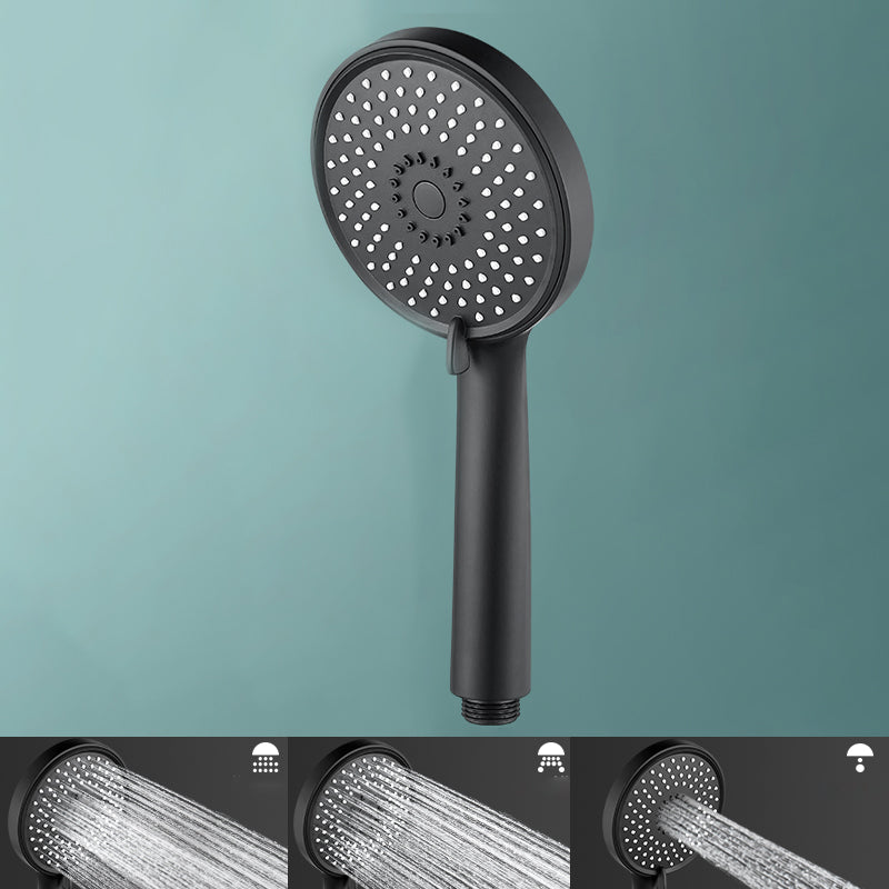 Bathroom Shower Head 3-Jet Massage Wall Mounted Round Shower Head