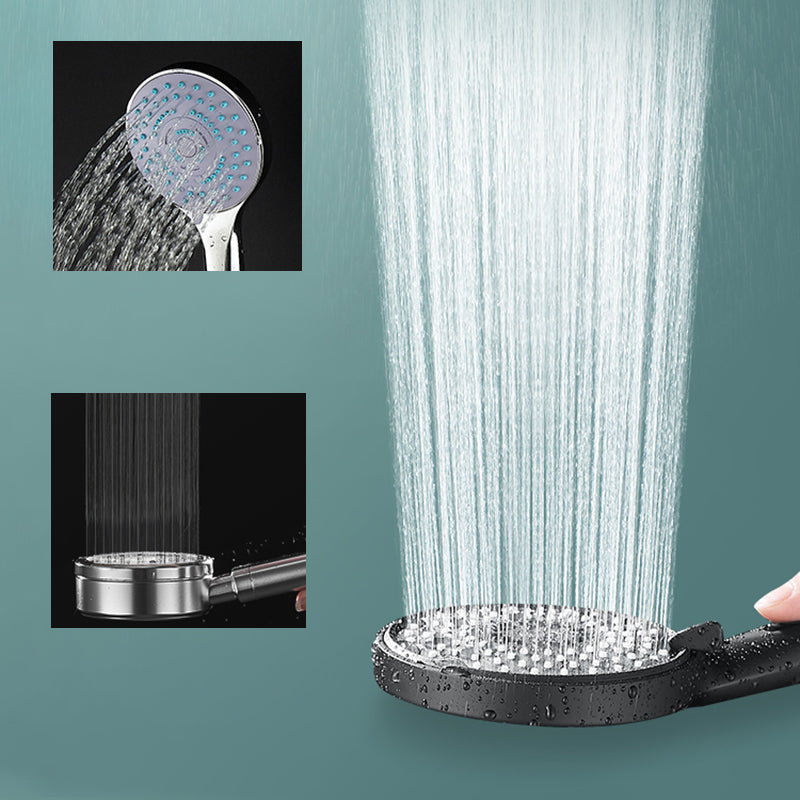 Bathroom Shower Head 3-Jet Massage Wall Mounted Round Shower Head