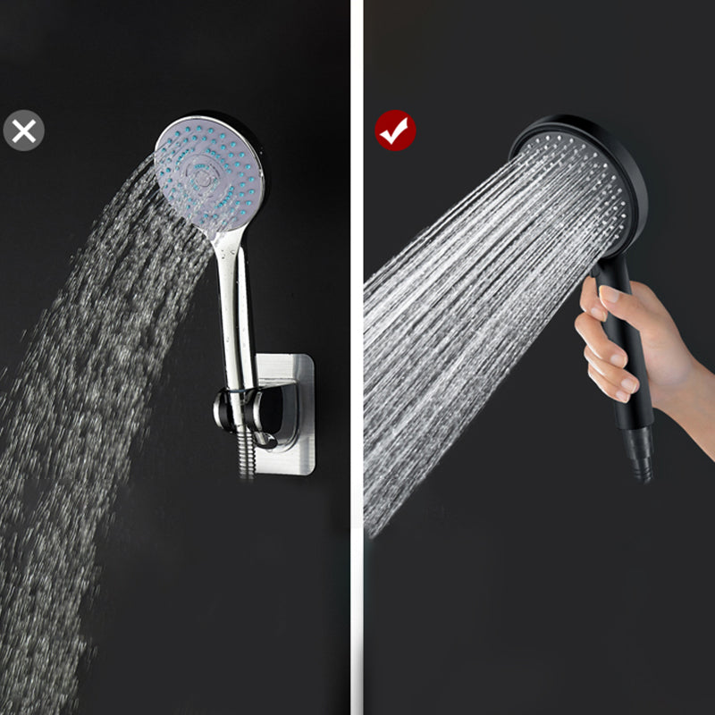 Bathroom Shower Head 3-Jet Massage Wall Mounted Round Shower Head