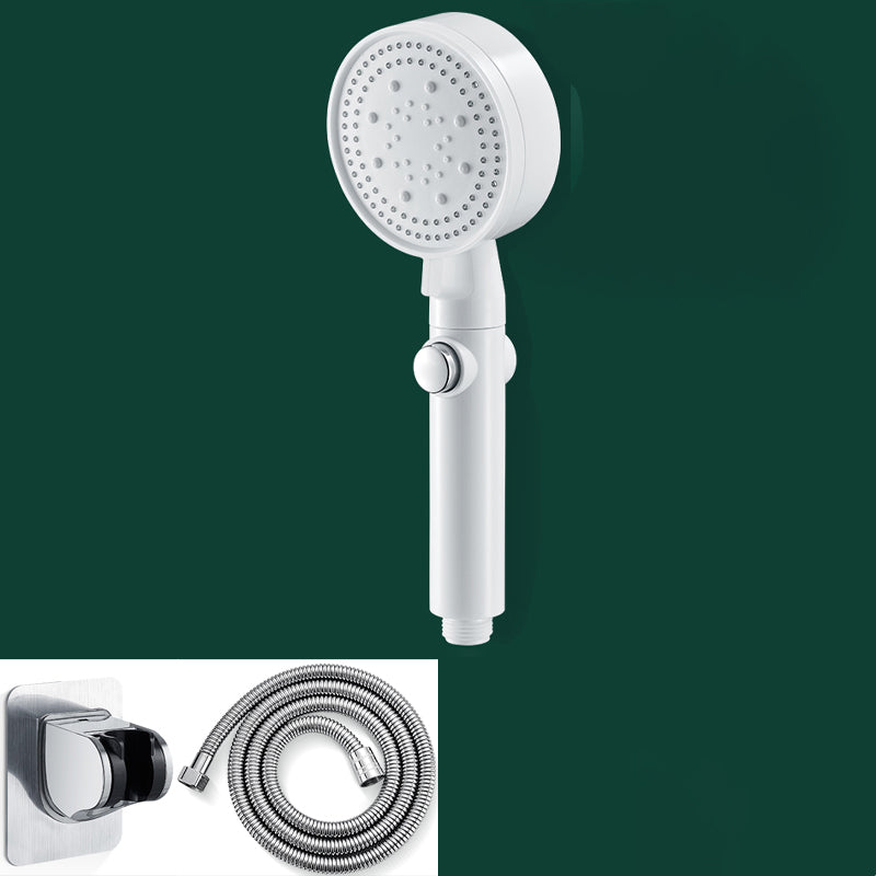 Bathroom Shower Head 3-Jet Massage Wall Mounted Round Shower Head